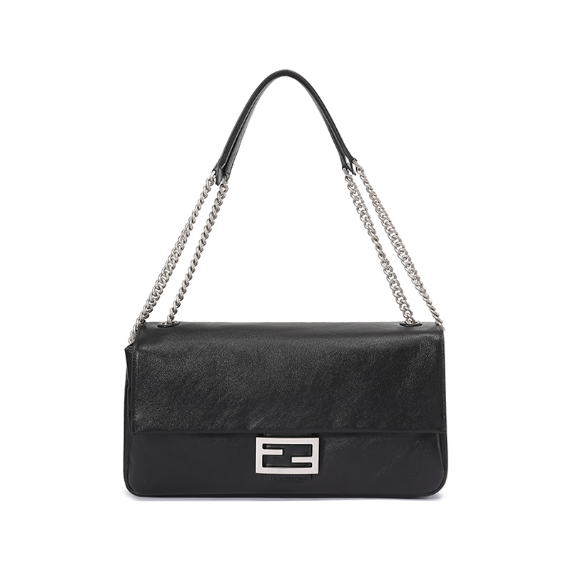 Fendi芬迪 女士大号法棍包链条包手提单肩斜挎包 8BR828 AS7A