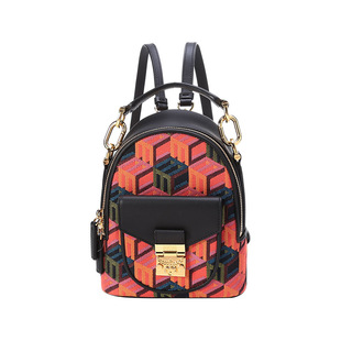 MCM女士织物 MWKCSCK01 牛皮革手提单肩斜挎包双肩背包