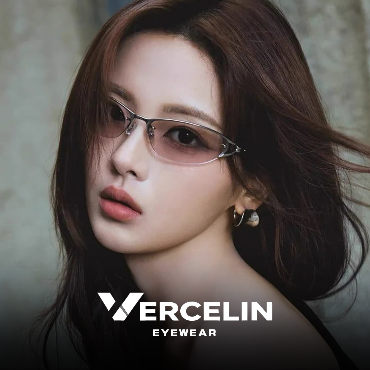 复古半框猫眼墨镜女高级感Y2K杨超越同款gm老钱风太阳眼镜futura