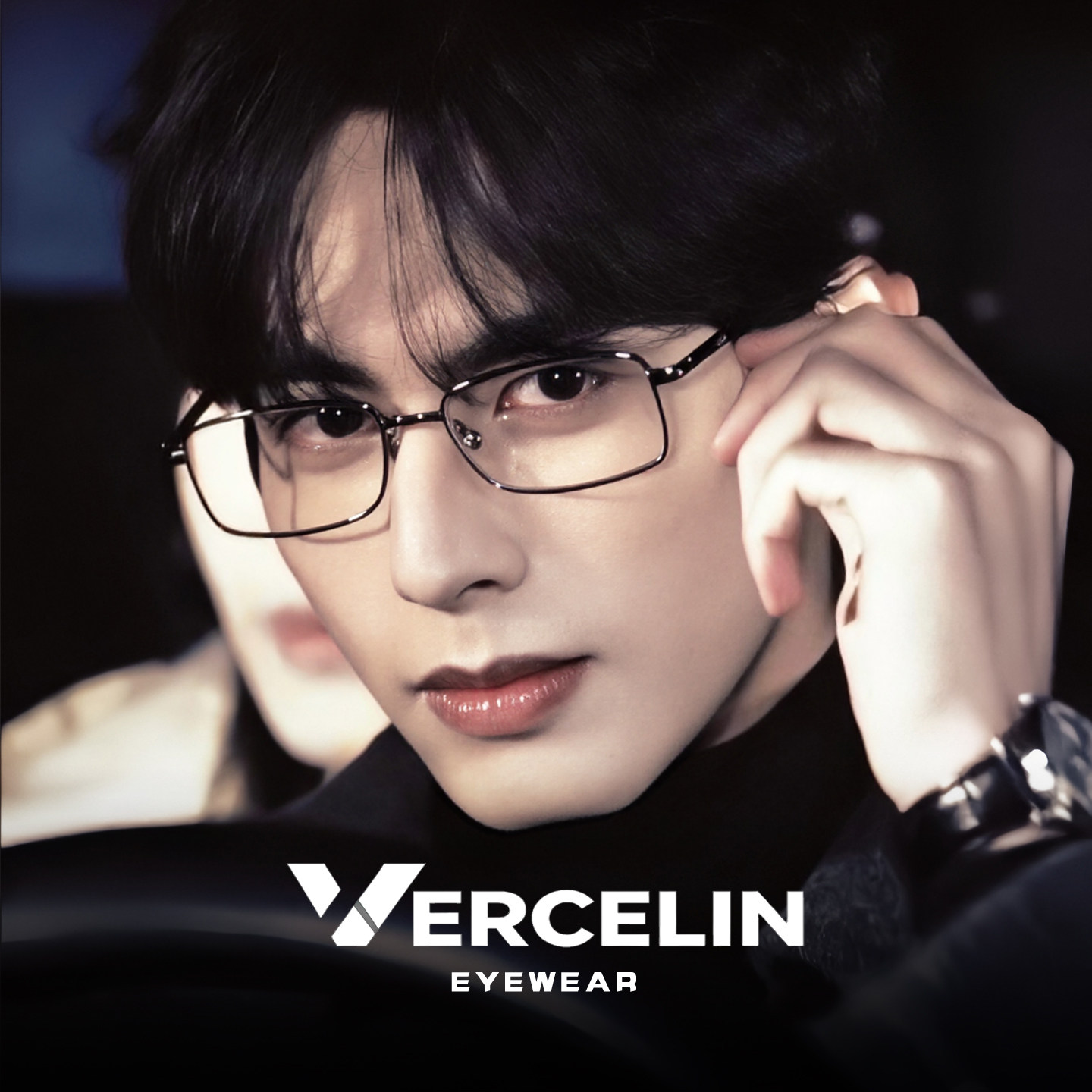 宋威龙同款超轻钛架近视眼镜男款可配度数斯文败类方形框眼睛架女