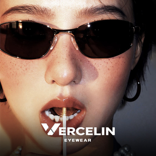 欧美复古茶色猫眼偏光墨镜女高级感显脸小登山太阳眼镜近视带度数