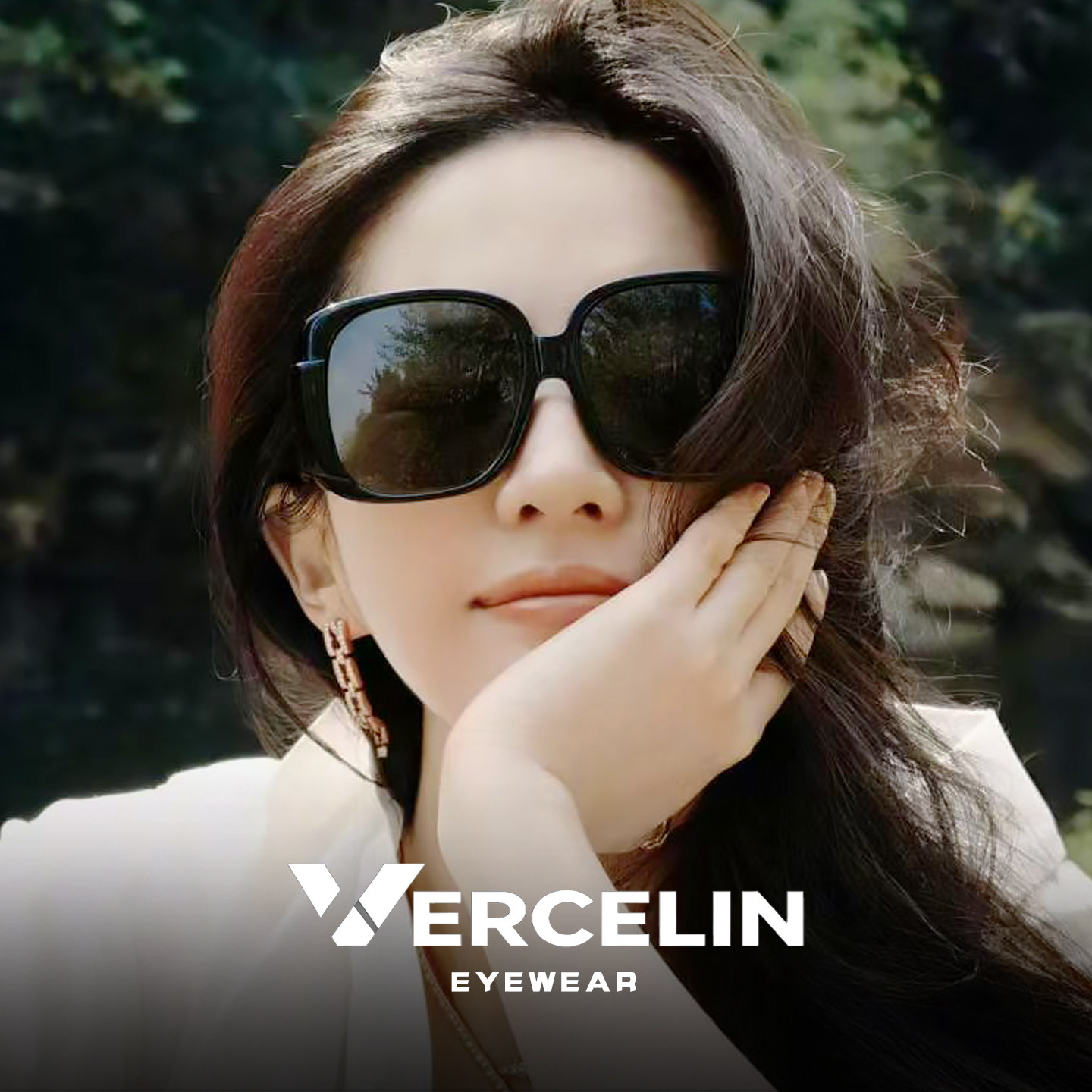 刘亦菲同款大框古早感太阳墨镜女高级感大脸显瘦方圆脸偏光带度数