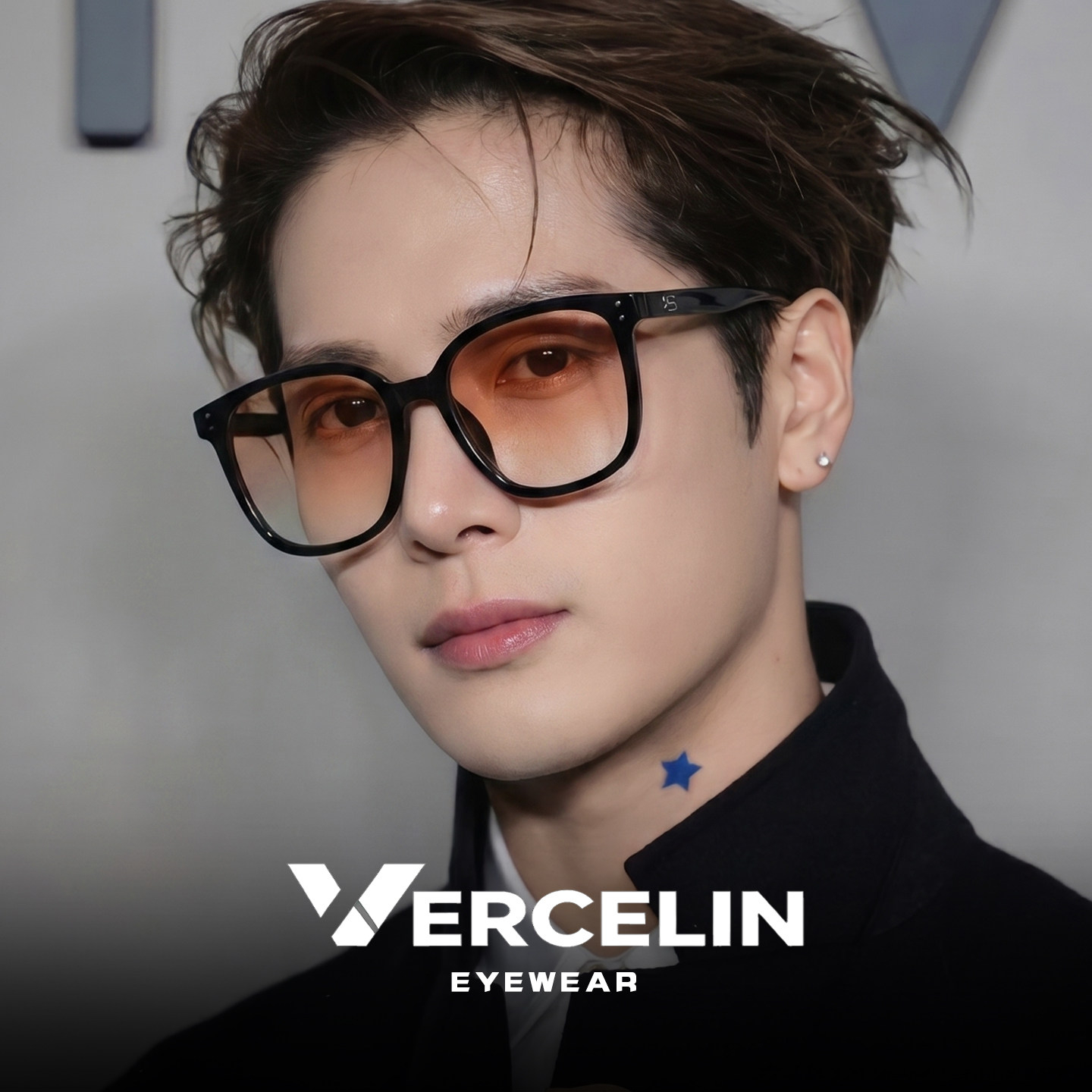 王嘉尔同款gm渐变色墨镜男高级感痞帅偏光太阳眼镜女近视可带度数