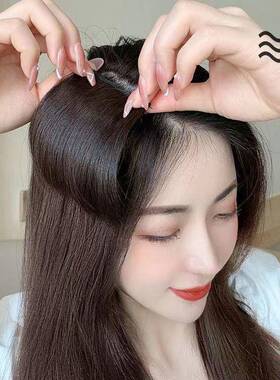 头发蓬松神器假发片增发量头饰女头发两侧饱满垫发片垫高颅顶发夹