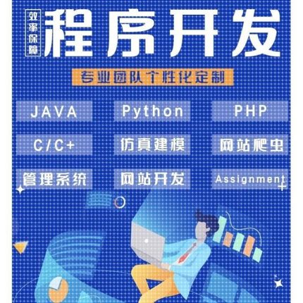 计算机Java程序代做C语言C++设计python代写C#编程PHP软件vb定制