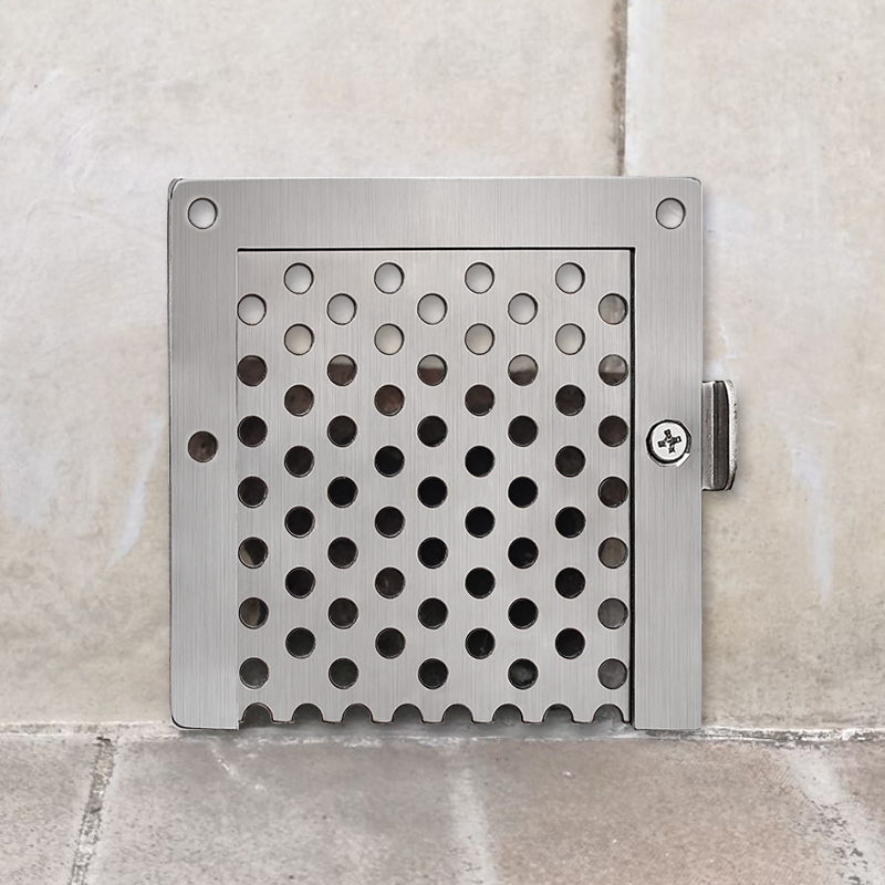 带边框可拆墙排不锈钢篦子盖子过滤网侧排地漏墙面抽拉活动盖防鼠