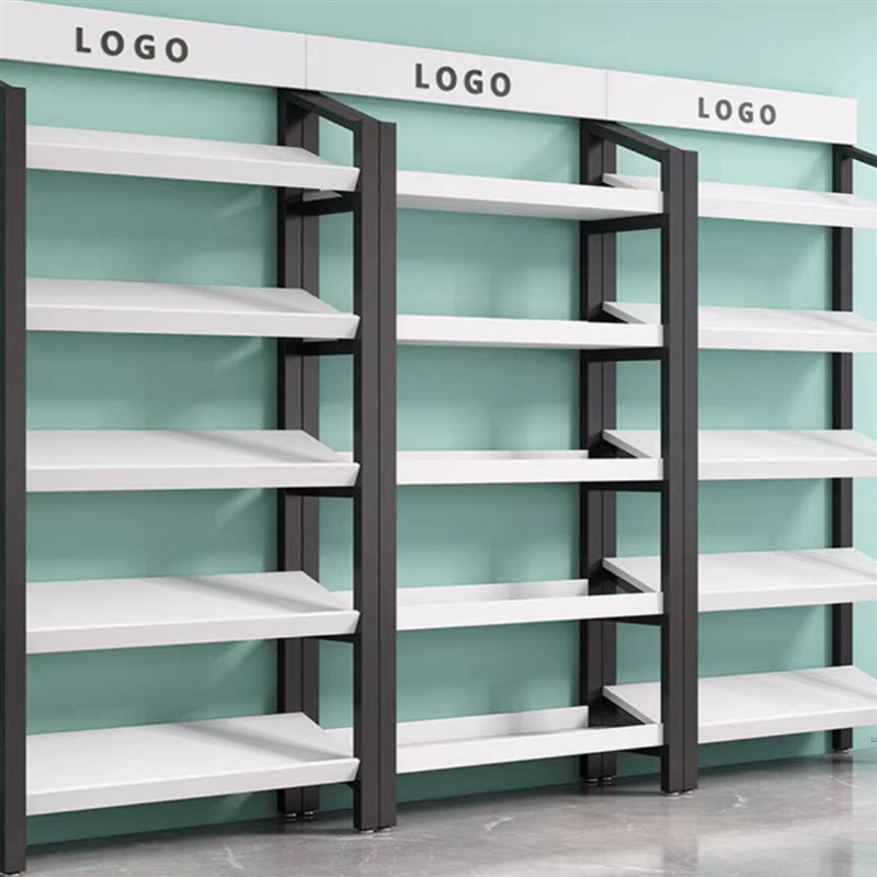 货架展示柜烟酒陈列零食置物产品超市便利店宠物样品鞋店书刊多层