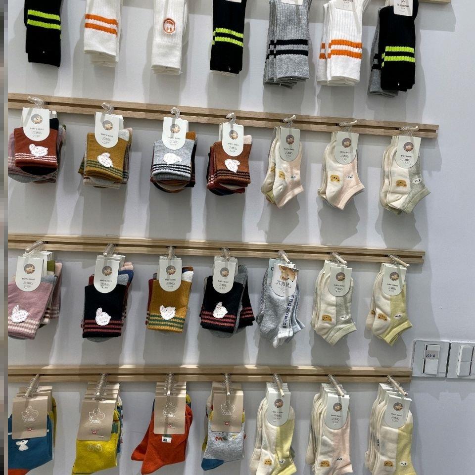 首饰展示架饰品店耳钉耳饰耳环架子耳饰挂墙式创意发夹架上墙木架