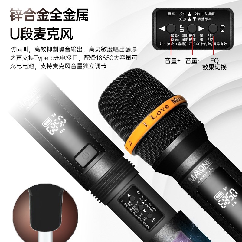 曼龙双18寸舞台唱歌演出大功率户外音响线阵婚庆广场音箱