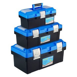 多功能家用五金电工维修工具盒 上匠塑料工具箱 加强型车载收纳箱