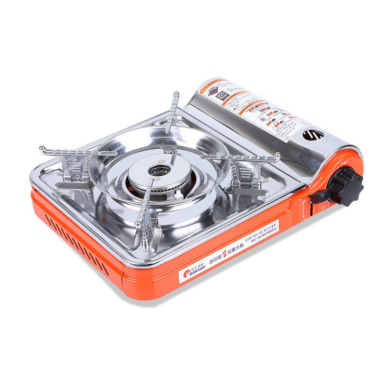 鲜迷你轻巧型卡式炉MS-7000户外防风便携野炊炉具瓦斯炉