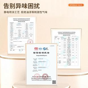 厨房置物架落地多层收纳柜子微波炉家用带门多功能橱柜防尘储物柜