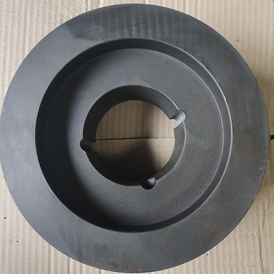 欧标皮带轮B型3槽 锥套皮带轮铸铁三角皮带轮电机传动轮