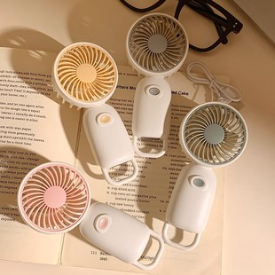 夏手持风扇学生上课静音户外随身便携迷你usb充电小电扇 2025新款