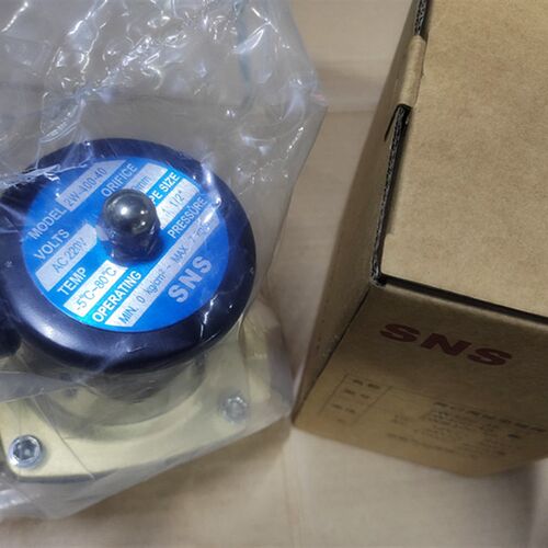 原装SNS神驰气动2W350-35 400-40常闭电磁水阀气阀二口二位电磁阀