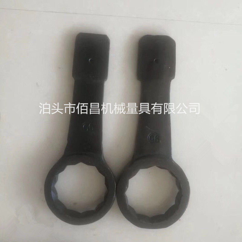 单头敲击梅花扳手25/26/28/29/31/33/35/37/39/40/42/43/44/45mm - 实物图