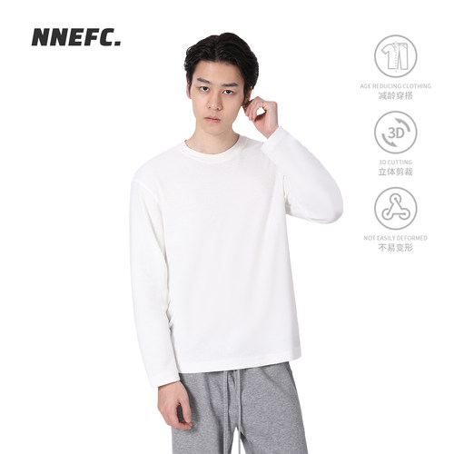 NNEFC华夫格长袖T恤亲肤百搭