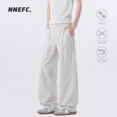 美式潮牌直筒简约工装裤