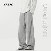 官方正品 美式 高街弯刀卫裤 NNEFC 男女秋冬加厚宽松重磅休闲裤
