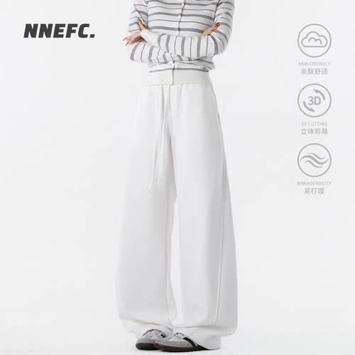 NNEFC冬季解构弯刀男休闲运动裤