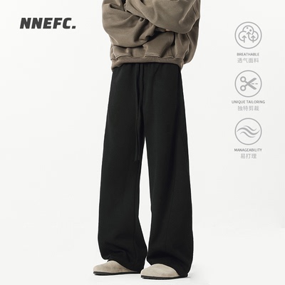NNEFC美式复古重磅卫裤男女