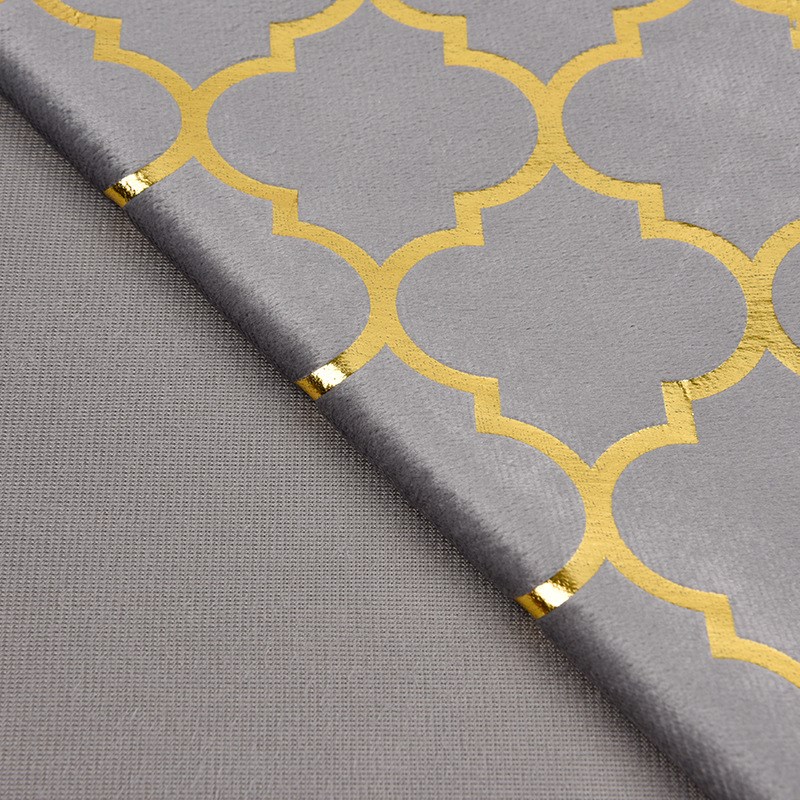 现货荷兰绒丽丝绒烫金灯笼 时装窗帘箱包布料