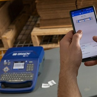 热转移标签打印机覆膜线缆标签BM71升级款 M710 BRADY贝迪手持式