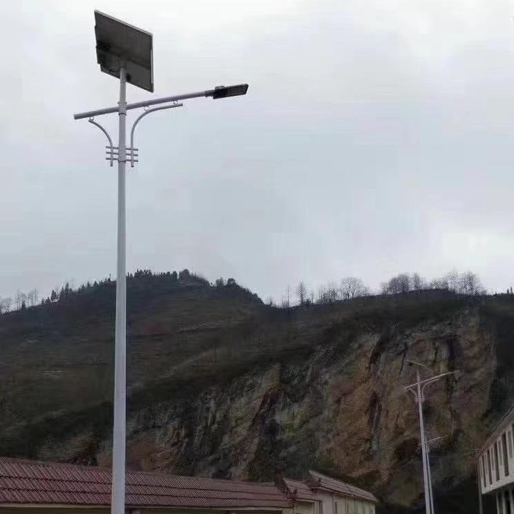 太阳能路灯户外灯带灯杆全套1000W新农村56米高亮大功率LED庭院灯