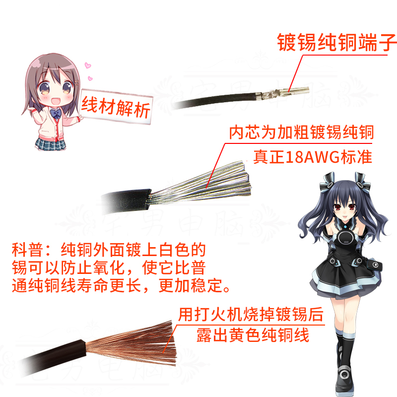 主板CPU 8phin供电转显卡8Pin 6P+2P接口显卡8P转CPU 8P电源转接