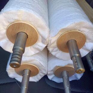 布轮辊刷白绒布刷辊漂白布辊刷各类刷辊绒布清扫刷辊