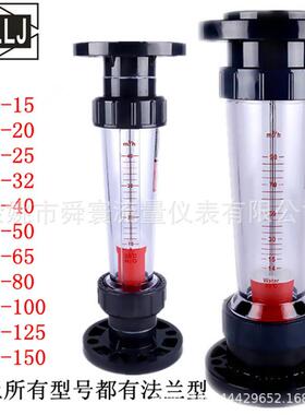水处理法兰连接流量计塑料管道转子流量计DN100DN125DN150