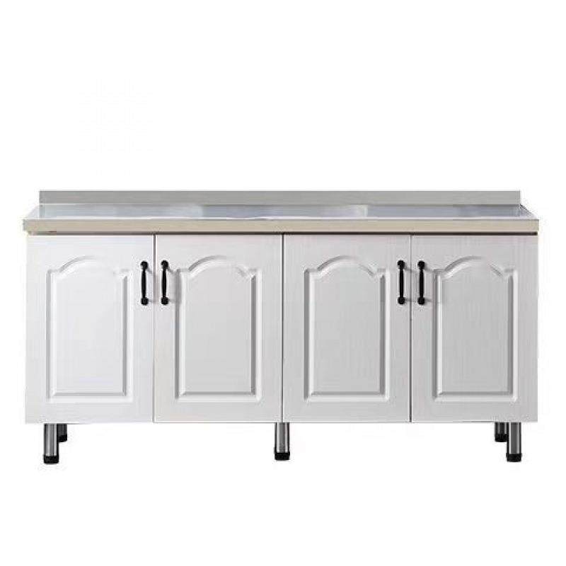 简易橱柜家用厨房不锈钢橱柜组装洗碗柜经济型出租房灶台柜储物柜