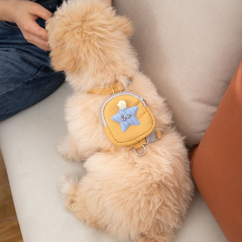 狗狗牵引绳自带背包泰迪比熊博美小型幼犬猫咪胸背带遛狗绳背心式,宠物/宠物食品及用品,猫牵引绳,淘宝优惠券,粉丝福利购,淘宝优惠卷