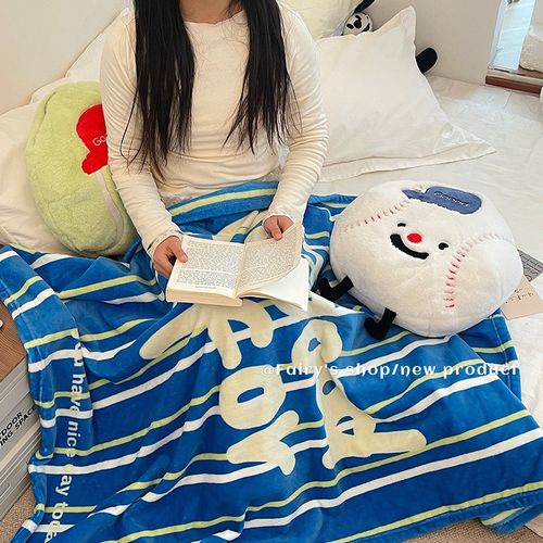 球球抱枕被二合一加厚两用学生宿舍盖毯子四季通用创意午睡枕抱枕