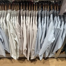 合作款/男女装宽松条纹衬衫/长袖衬衣外套休闲上衣R476025/477642