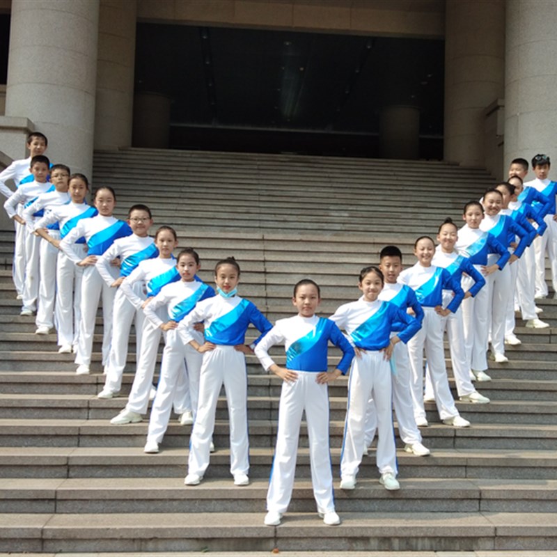 中小学生广播体操比赛服健美操团体操表演服儿童广场舞演出舞蹈服