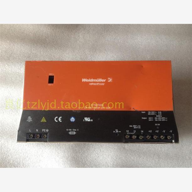 魏德米勒weidmuller开关电源 8778870000 CP SNT 500W 24V 20A