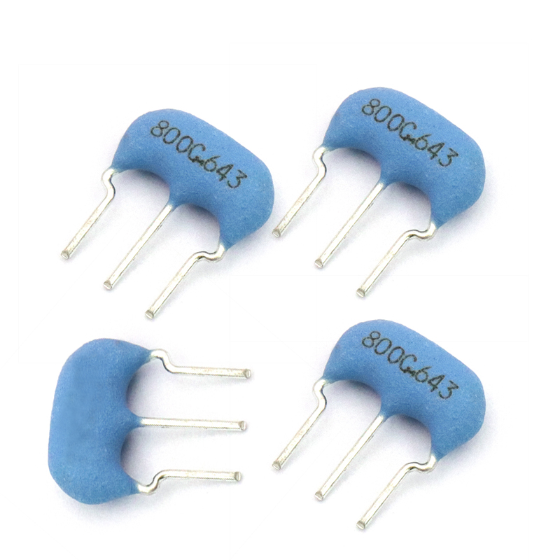 CSTLS8M00G53-B0 4M 6M 8M 10M 16M 20MHZ DIP-3 直插陶瓷晶振3脚