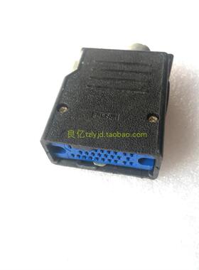 拆机 二手 日本HRS GOLD CONN P-1628A-C(50) 黑色塑壳 28芯 插头
