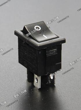 R19台湾亮群R9黑色4脚两档小船形乒乓翘板开关6A250V16A港瑞鑫