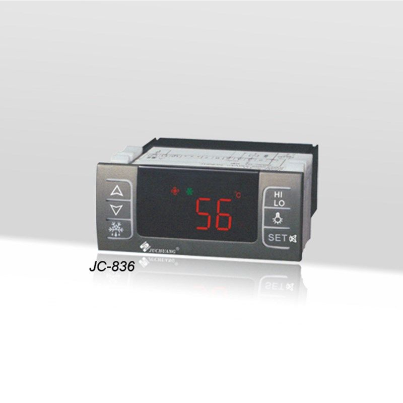 JC-836温控器制冷报警照明温度控制器冰柜冷柜冰箱雪柜数显温控仪