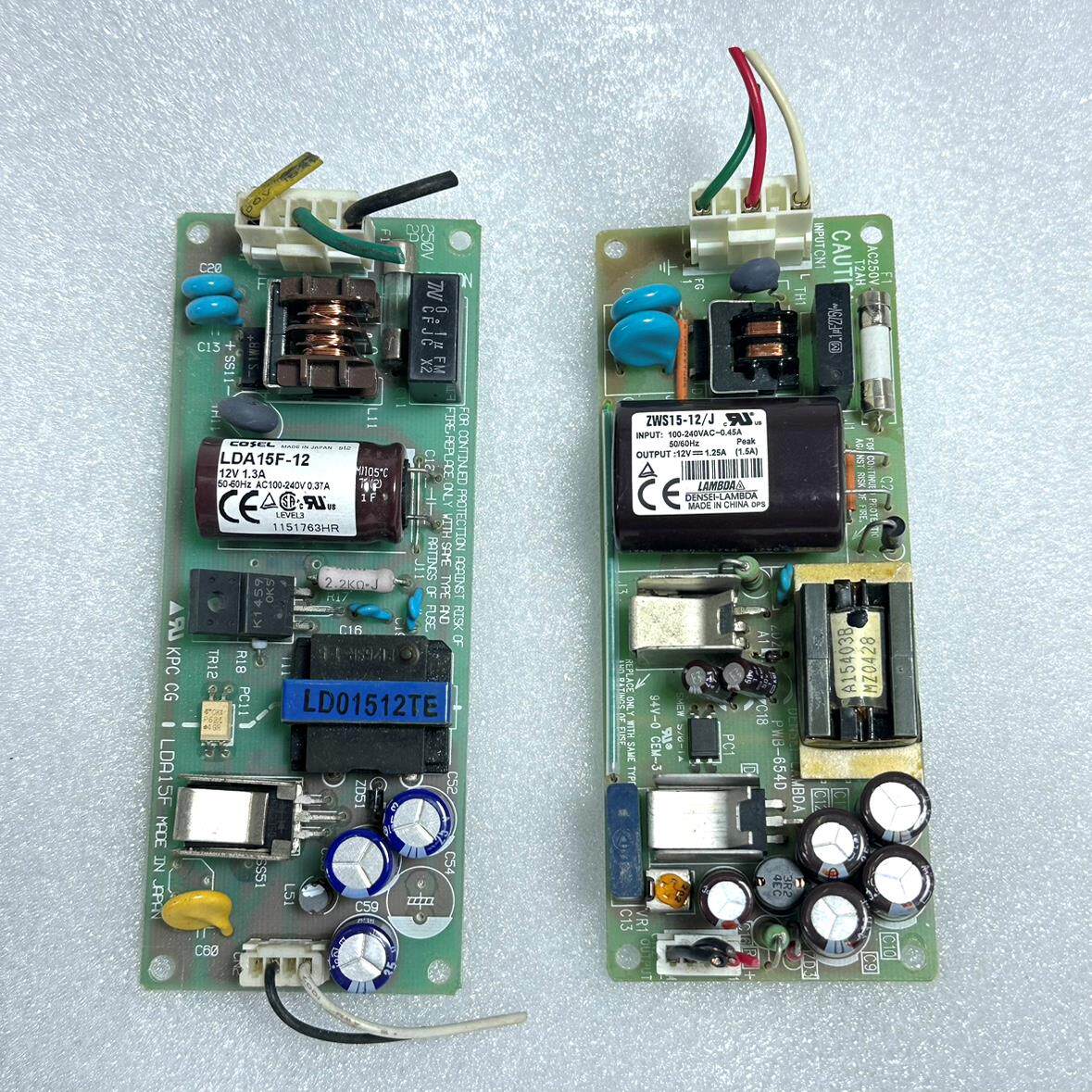 拆机LAMBDA ZWS15-12/J COSEL LDA15F-12 电源 12V1.2A