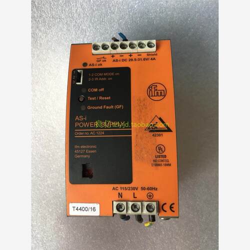 拆机 原装IFM AC1224 29.5-31.6V 4A 电源 DC-AS-I-30.5V/4A