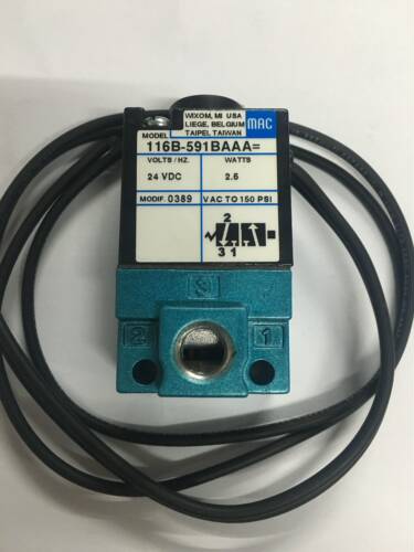 现货美国MAC高频电磁阀116B-591BAAA=全新原装正品DC24V当天发货