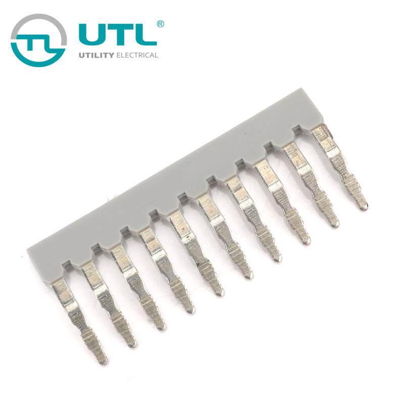 尤提乐边插件JEB10-4在接线端子侧面实现桥接10位边插件端子互联