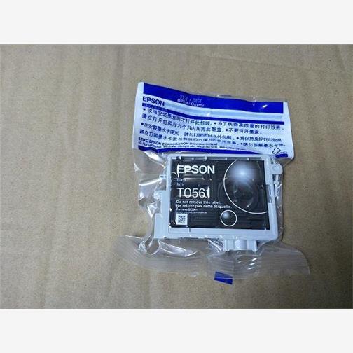 原装爱普生EPSON R250 R430 R530墨盒T0561黑色彩色 拆机 墨盒