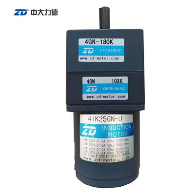 ZD中大25W减速电机4IK25GN-U/4GN10XK/4GN180K