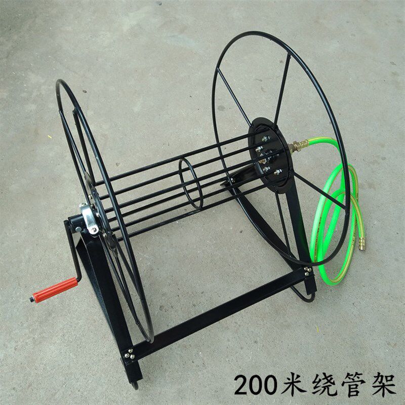 喷雾器胶管绕管架机动打药机 高压泵农用收管器 卷管机100米200米