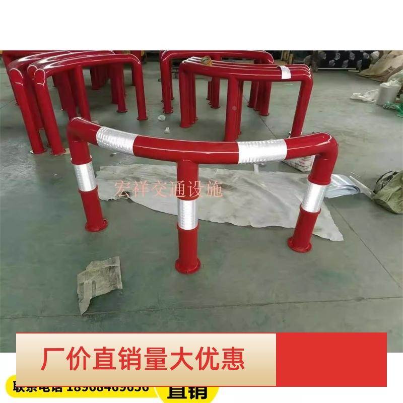 钢管挡车器消防栓隔离栏杆C型承重柱L型车间水泥柱转角防撞护栏