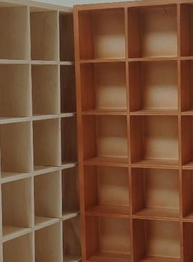 木质格子格收纳盒桌面VGX多多格木方格分格收纳盒屉抽坚果串盒珠